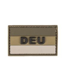 EMBLEMA, PATCH 3D CU VELCRO - STEAGUL GERMANIEI "DEU" - OD - Mil-Tec® - LARGE