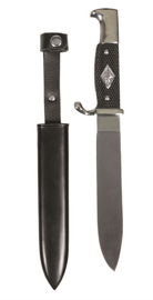 Scout stainless steel knife with metal sheath