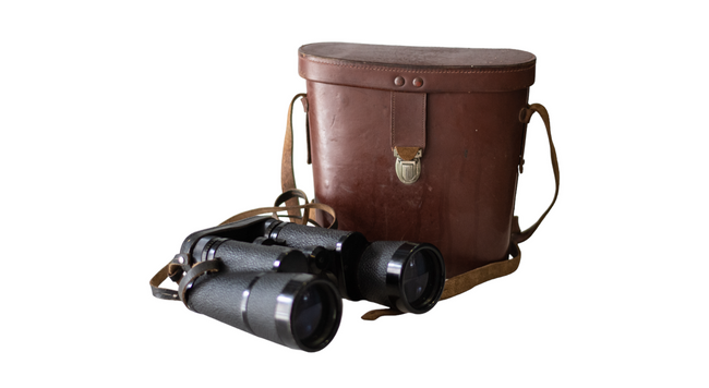 Binoclu Carl Zeiss 15x50 - lentile Carl Zeiss, cu toc de piele - ca nou