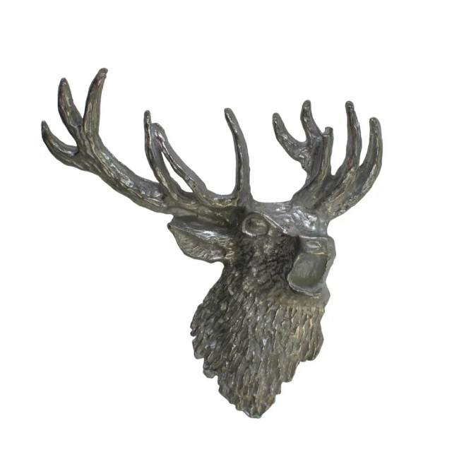 Hunting Hat Pin - Red Deer - Silver