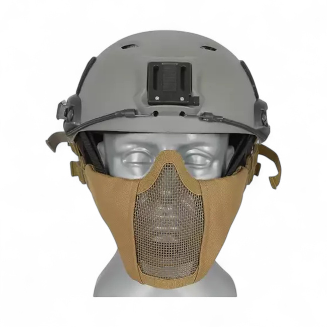 HALF FACE MESH MASK 2.0 - TAN - WOSPORT