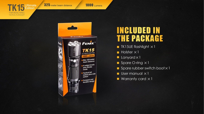 Lanterna Fenix TK15UE, impermeabila