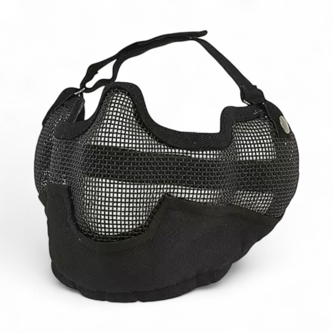 Masca de protectie Big Steel V.2 - Neagra - WOSPORT