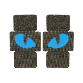 PATCH TIGER EYES LASER CUT (pereche) - VERDE RANGER/ALBASTRU - M-TAC