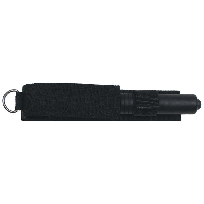 BASTON TELESCOPIC - CU ETUI DIN NYLON - CARBON - MFH - NEGRU