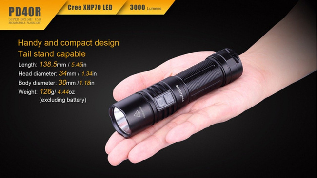 FLASHLIGHT PD40R - FENIX