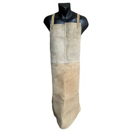 SORT DIN PIELE PENTRU SUDURA - SURPLUS MILITAR ARMATA ROMANA - IN STARE BUNA