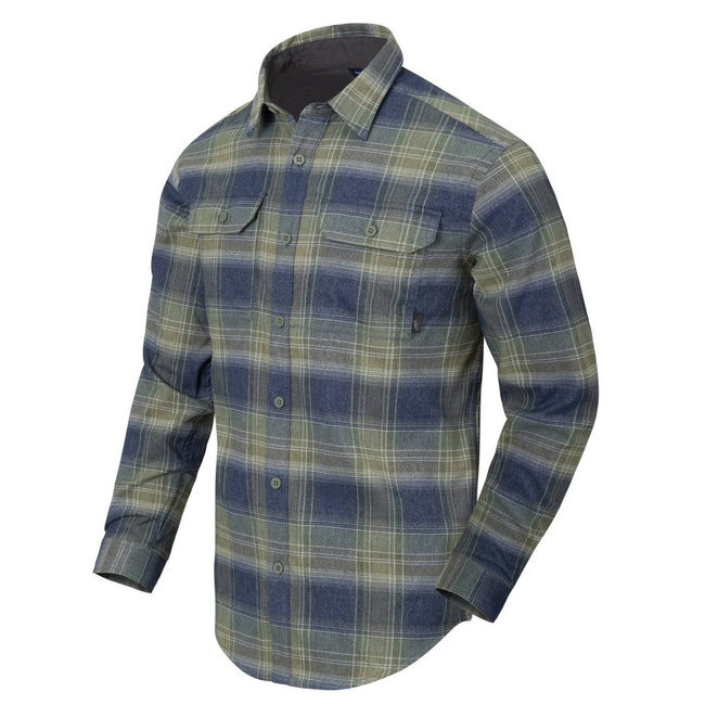 GREYMAN SHIRT - BLAST BLUE PLAID - HELIKON
