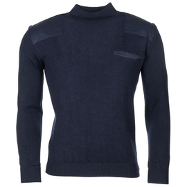 PULOVER CU GULER - SURPLUS MILITAR ARMATA GERMANA BLEUMARIN - UZAT