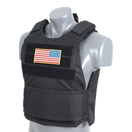 Vesta tactica standard cu insertii balistice soft dummy - Delta Soft Body Armor - Negru - 8FIELDS