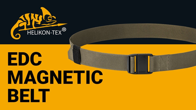 CENTURA MAGNETICA EDC - HELIKON - VERDE MASLINIU/NEGRA
