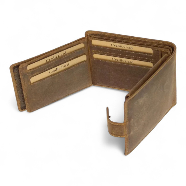 Leather Wallet for Hunters with Print - Dog - GreenDeed