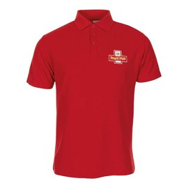 ROYAL MAIL TRICOU POLO ROSU - SURPLUS MILITAR DE LA ARMATA BRITANICA - UZAT
