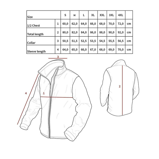 US Field Jacket M65, lining, Mod., Black