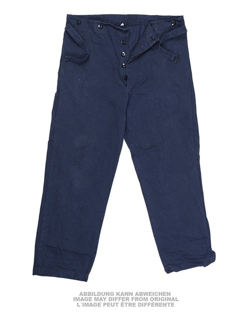 GERMAN WORK PANTS - BLUE - USED