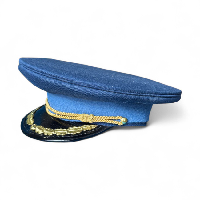 Cascheta ofiter - Surplus militar armata romana perioada RSR - Albastra - Ca noua