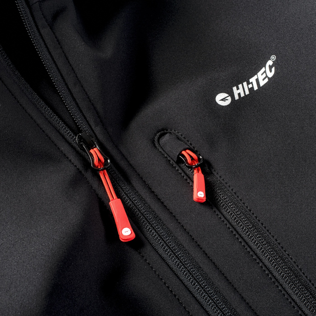 JACHETA SOFTSHELL CAEN PENTRU BARBATI - NEGRU/PORTOCALIU - MAGNUM