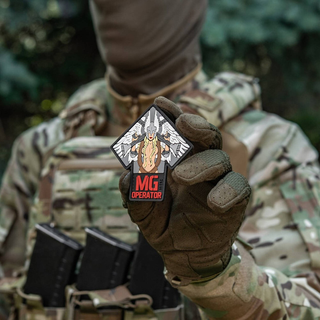 PATCH OPERATOR MG PVC - ROSU/GRI - M-TAC