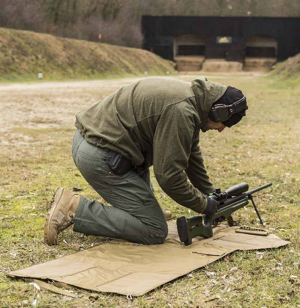 PRELATA PENTRU TIR - BACKBLAST - Cordura - 150 x 88 CM - Helikon-Tex - VERDE ADAPTIV