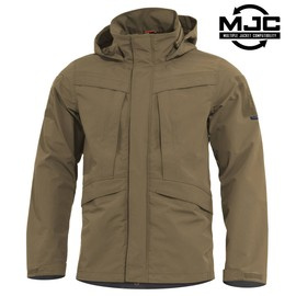 SHELL PARKA JACKET - WATERPROOF - "HURRICANE" - PENTAGON® - COYOTE