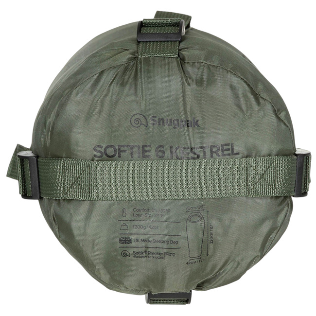 SLEEPING BAG - SOFTIE 6 KESTREL - GREEN OD - SNUGPAK - MFH