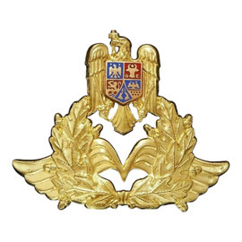 COIFURA CASCHETA - OFITER SUPERIOR AVIATIE, PILOT R.S.R. - SURPLUS MILITAR ARMATA ROMANA - IN STARE BUNA