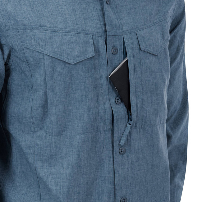 DEFENDER MK2 GENTLEMAN SHIRT - MELANGE BLUE