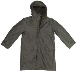 JACHETA PARKA LUNGA - CAPTUSITA - OD - SURPLUS MILITAR ARMATA GERMANA - UZATA
