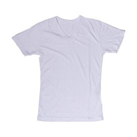 TRICOU TERMO ALB CU GULER IN V - SURPLUS MILITAR DE LA ARMATA OLANDEZA - UZAT