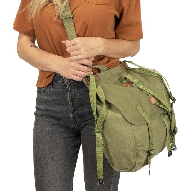 Sac militar de merinde, Surplus Armata Română, material textil, stare ca nou