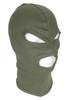 BALACLAVA 3-HOLE THIN COTTON OLIVE
