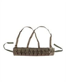 VIETCONG BANDOLIER 10-PCS - OLIVE - USED