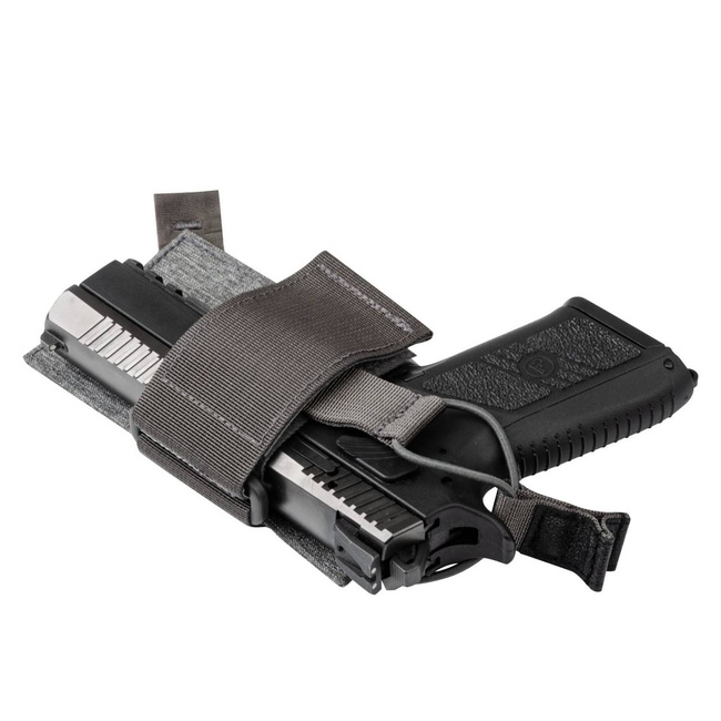 SUPORT PENTRU PISTOL INVERSAT - AMESTEC DE NAILON ȘI POLIESTER - GRI MELANGE
