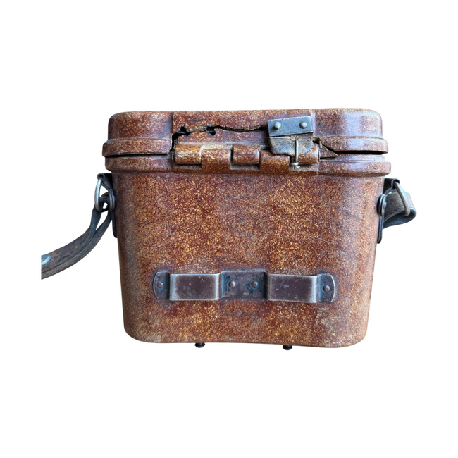 TOC, ETUI BINOCLU - 8x30 - MODEL RAR DIN BACHELITA SURPLUS MILITAR ARMATA SOVIETICA - UZAT - CAPAC DEFECT