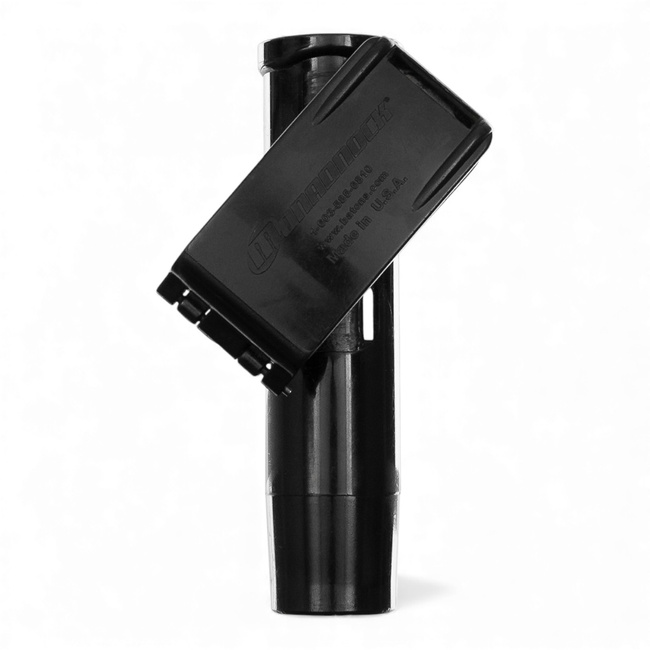 Suport pentru baston din plastic - Monadnock - Surplus Fortele de Ordine Americane - Negru - Uzat