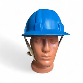 Casca de protectie cu sistem de reglare si ventilatie - Surplus Militar Armata Romana - Albastra - In stare buna