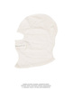 ITALIAN WHITE FACE MASK WITH ZIPPER LIKE NEW