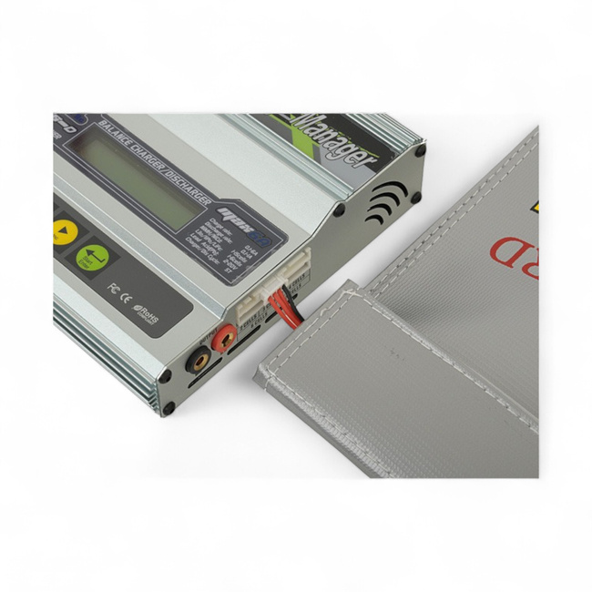 Husa protectie incarcare acumulatori LiPo Guard 10x20 cm - Mica - IPower