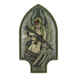 PATCH SPADES VALKYRIE PRINT PVC - OLIVE - M-TAC