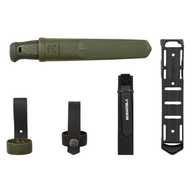 CUȚIT CU LAMĂ FIXĂ - KANSBOL MULTI-MOUNT- OȚEL INOXIDABIL - MORAKNIV® - PORTOCALIU