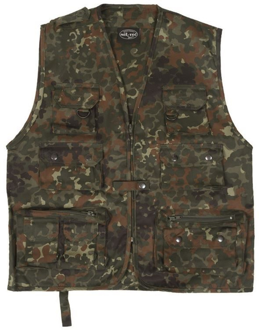 Flecktarn HUNTING AND FISHING VEST