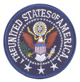 EMBLEMA - THE PRESIDENT OF THE UNITED STATES 85 MM DIAMETRU