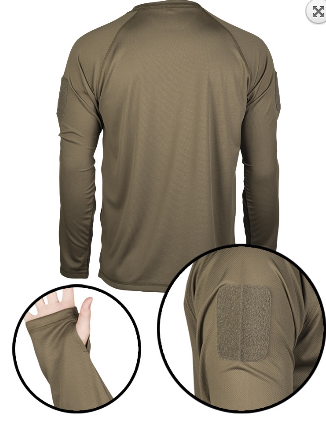 BLUZA TACTICA CU MANECI LUNGI - USCARE RAPIDA - Mil-Tec - OD