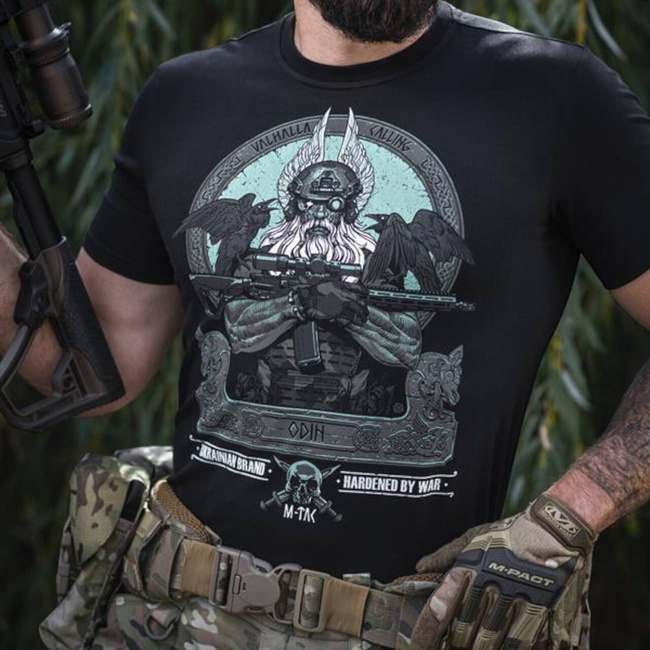 TRICOU ODIN MYSTERY - NEGRU - M-TAC