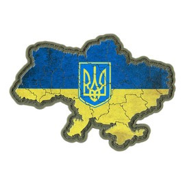 PATCH UKRAINE COAT OF ARMS - YELLOW/BLUE - M-TAC