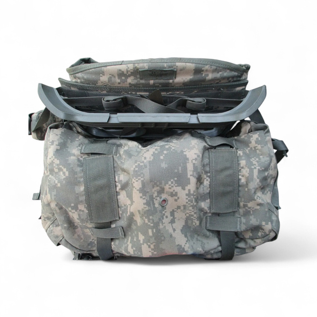 Rucsac Molle II cu cadru metalic extern - Surplus Militar Armata SUA - Camuflaj ACU - Uzat