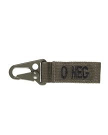 TACT. KEYHOLDER - BLOOD 0 neg - 5 PC./PACK - OD