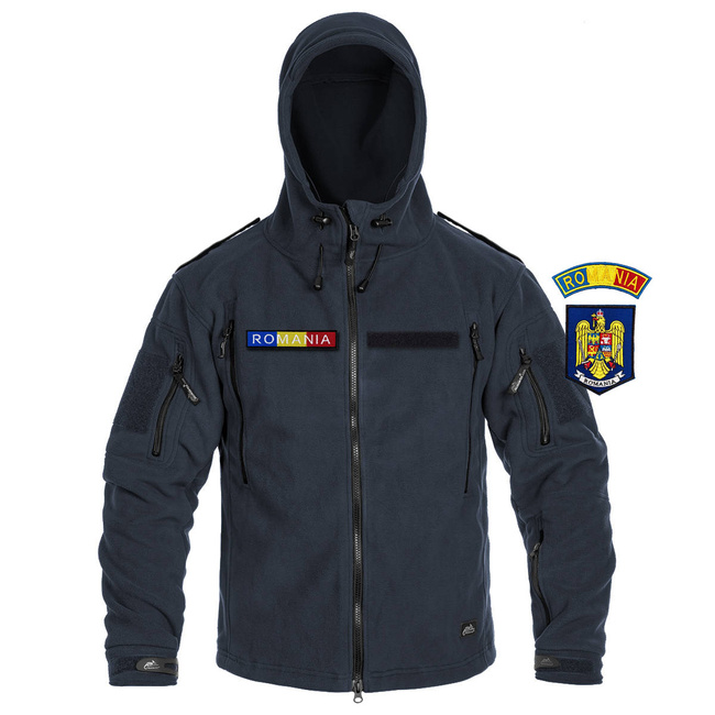 JACHETA POLAR IARNA - "PATRIOT" - HELIKON TEX® - BLEUMARIN - CU EMBLEME - ANP