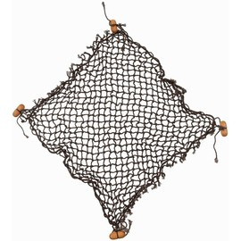 NET FOR STEEL HELMET - MILITARY SURPLUS FOR THE ITALIAN ARMY - BROWN - LIKE NEW