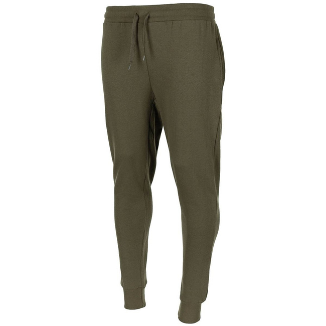 TRACKSUIT PANTS - "JOGGER" - MFH® - OD GREEN
